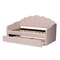 Baxton Studio Timila Modern and Contemporary Light Pink Velvet Fabric Upholstered Full Size Daybed with Trundle 213-11549-ZORO - alternate 3